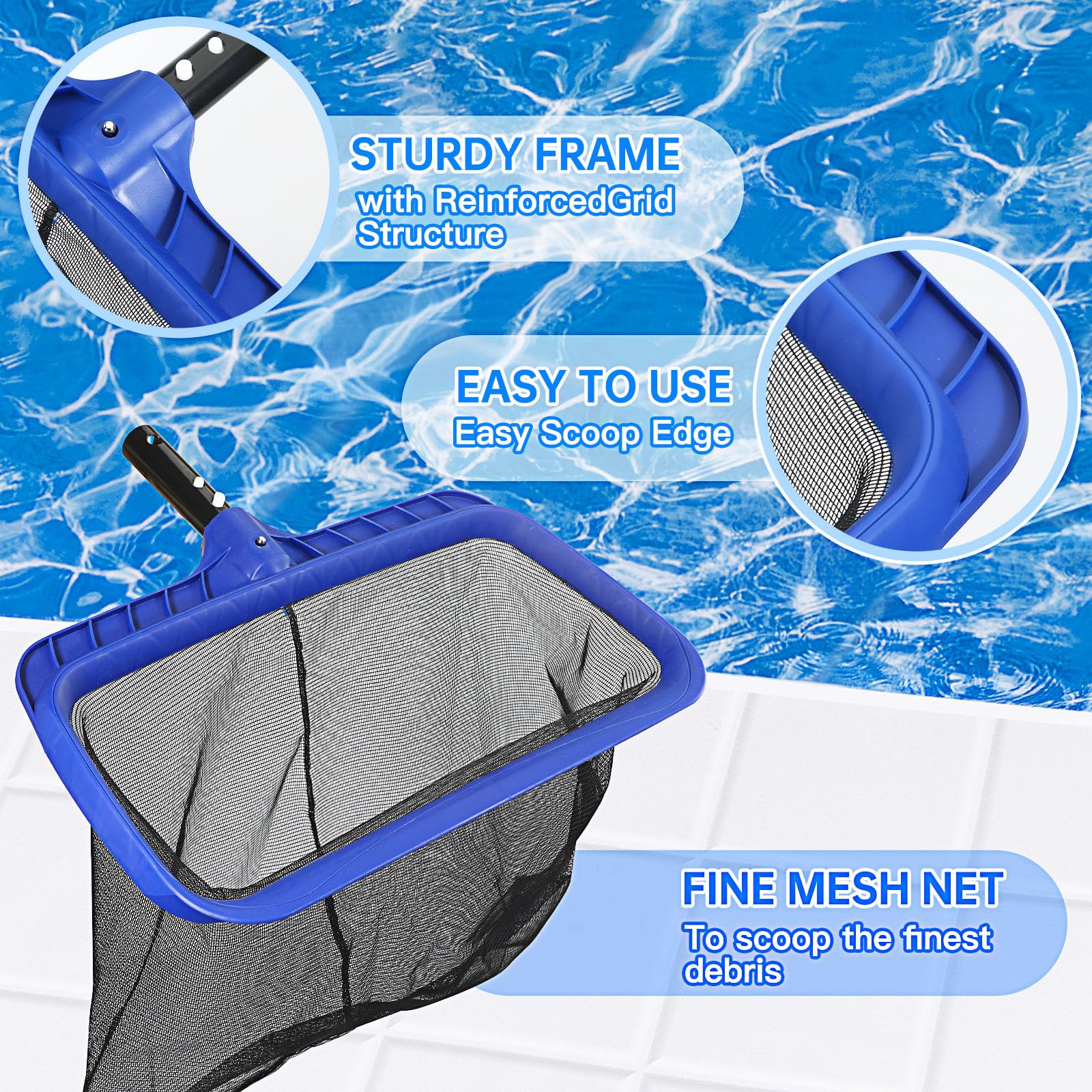 Unipool ez-clips enable easy pole attachment for quick setup