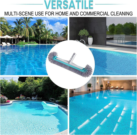 Unipool liner-safe brush protects vinyl liners during cleaning.