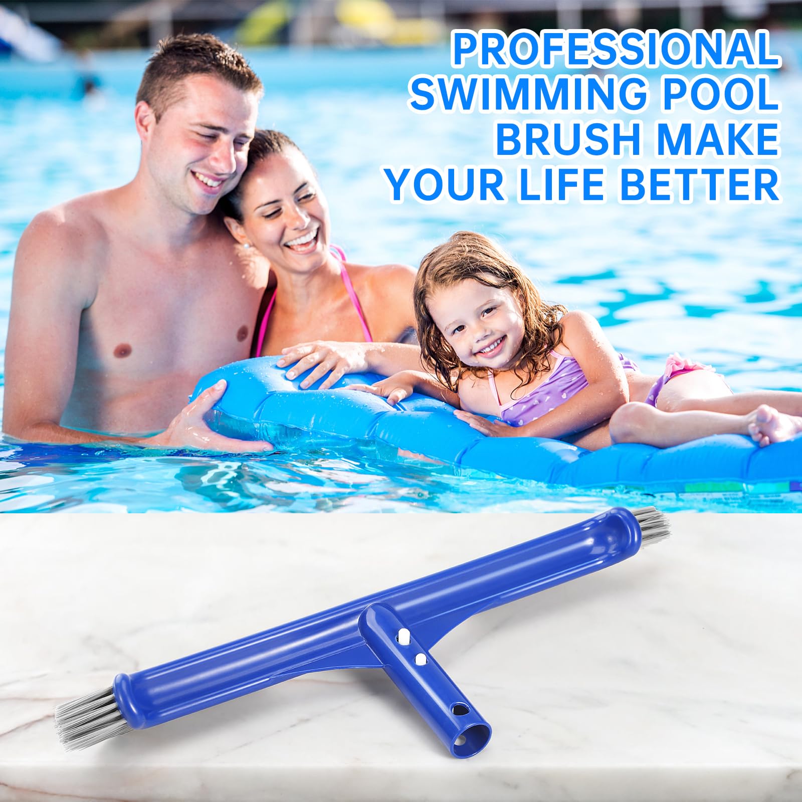 Unipool brush safe on vinyl liners with smooth rounded edges.