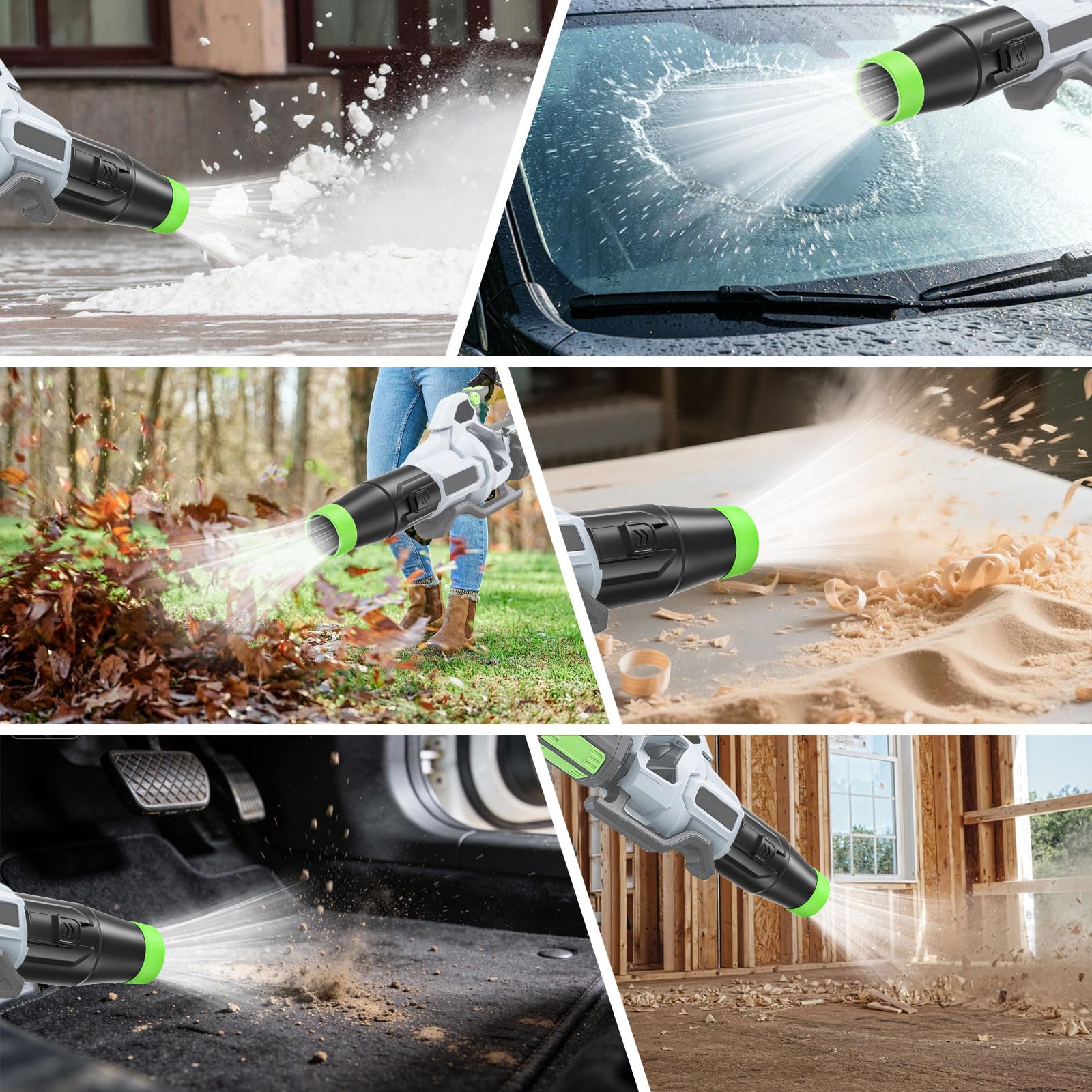 Uniqwamo car drying nozzle EGO 670, reach for tight spots