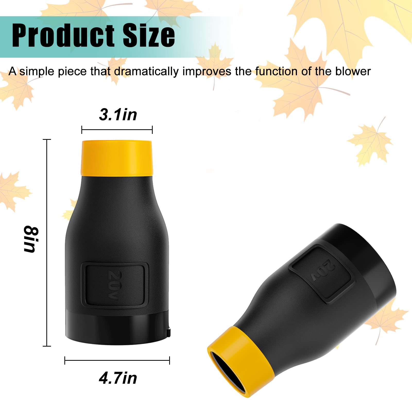 Uniqwamo concentrated air nozzle channels air to tight spots for efficient drying.
