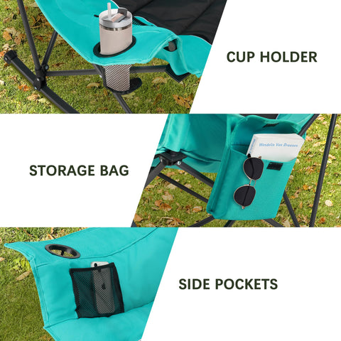 Unisakey easy-fold design for fast setup at campsites.