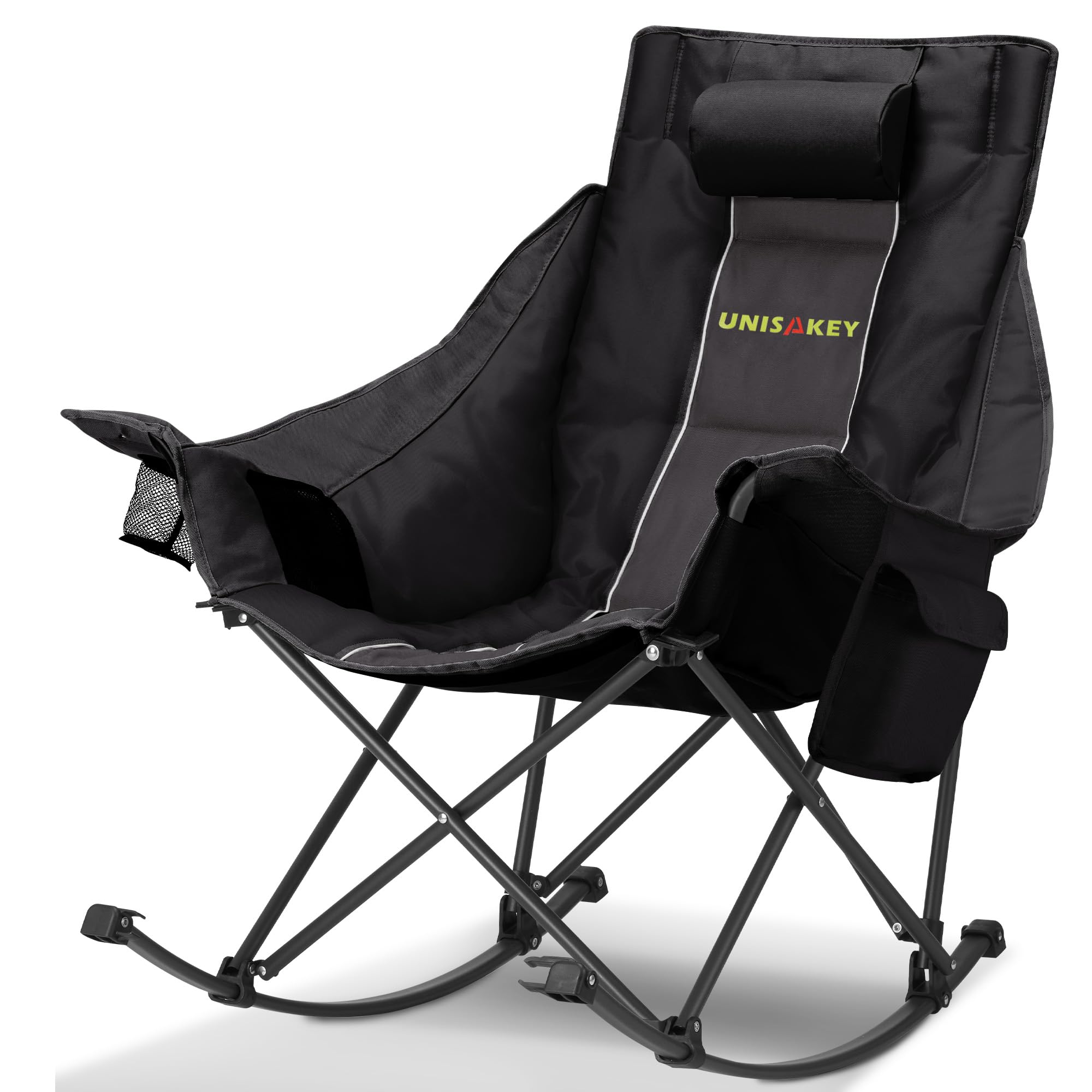 Unisakey outdoor chair is ideal for backyard barbecues, beaches, and twilight stargazing.