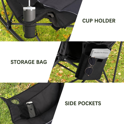 Unisakey chair seat height 11.81 inches supports easy entry and exit.
