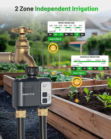 Unistyle Smart Life app control for convenient scheduling and monitoring.