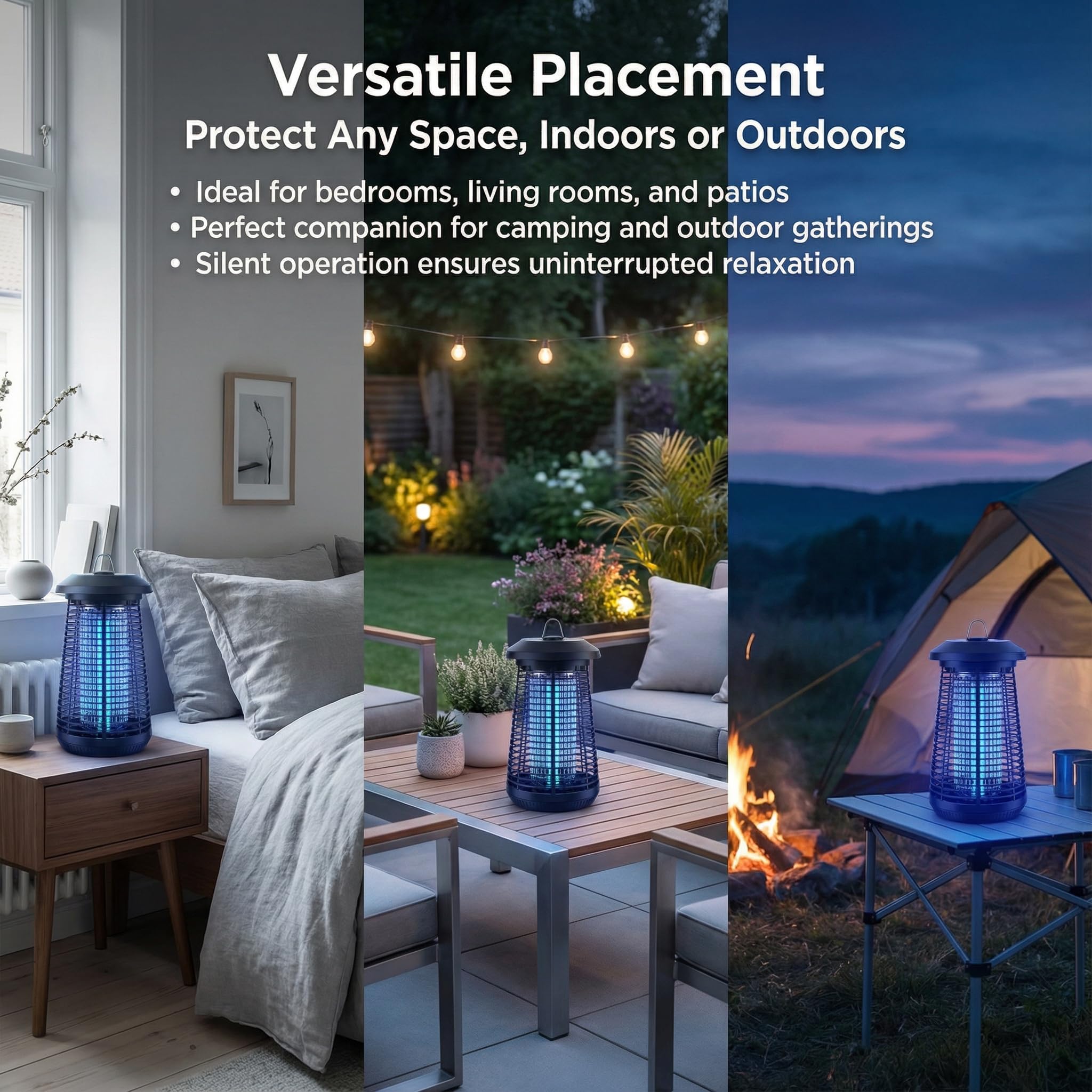 UnityPath Bug Zapper lightweight design for hanging or surface placement