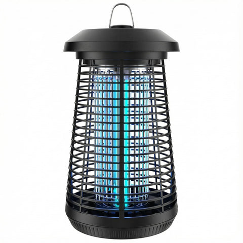 UnityPath Bug Zapper outdoors at dusk attracting insects for night-time pest control