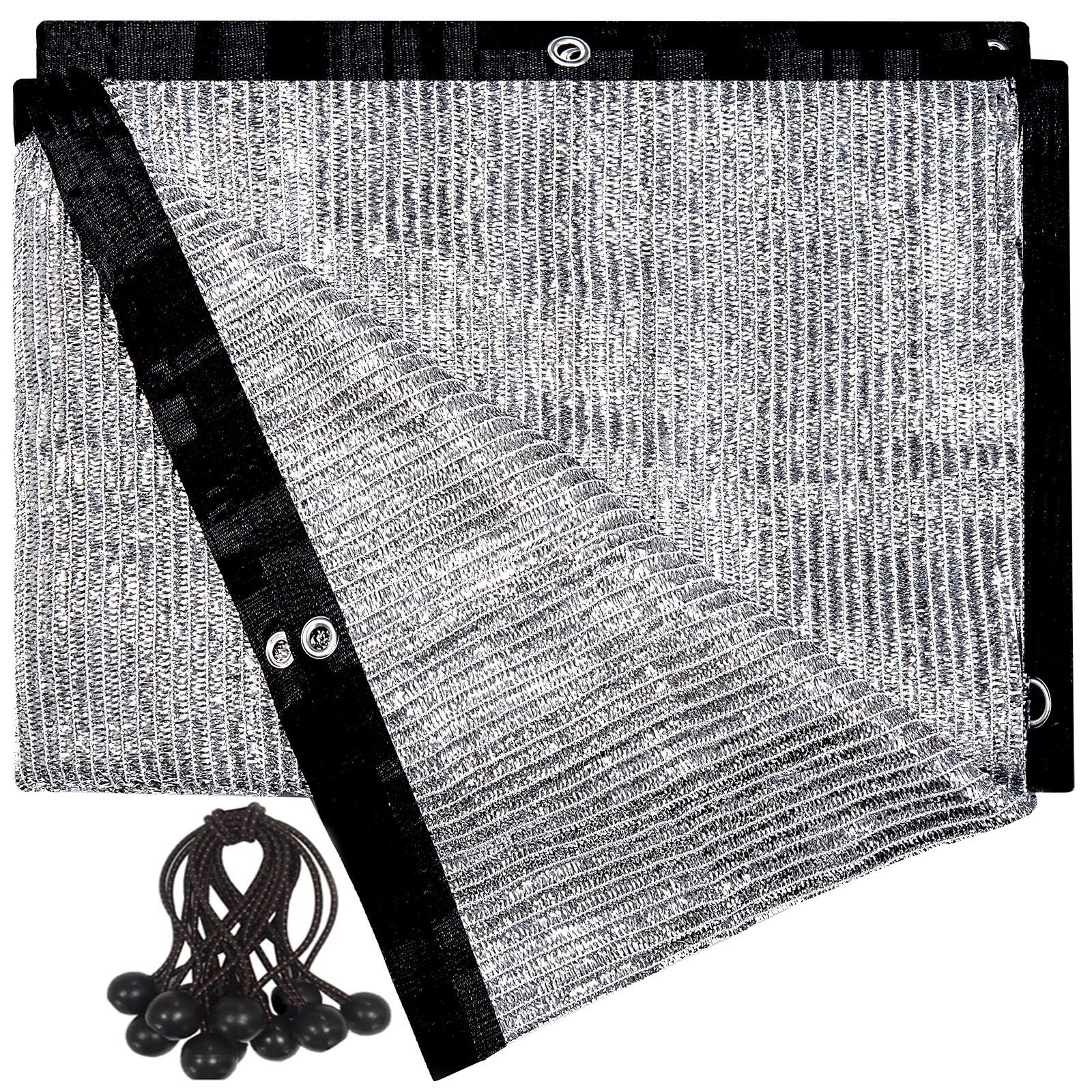 UNIUP 70% aluminum shade cloth panel in 6.5x8 ft blocks sun while staying breathable.