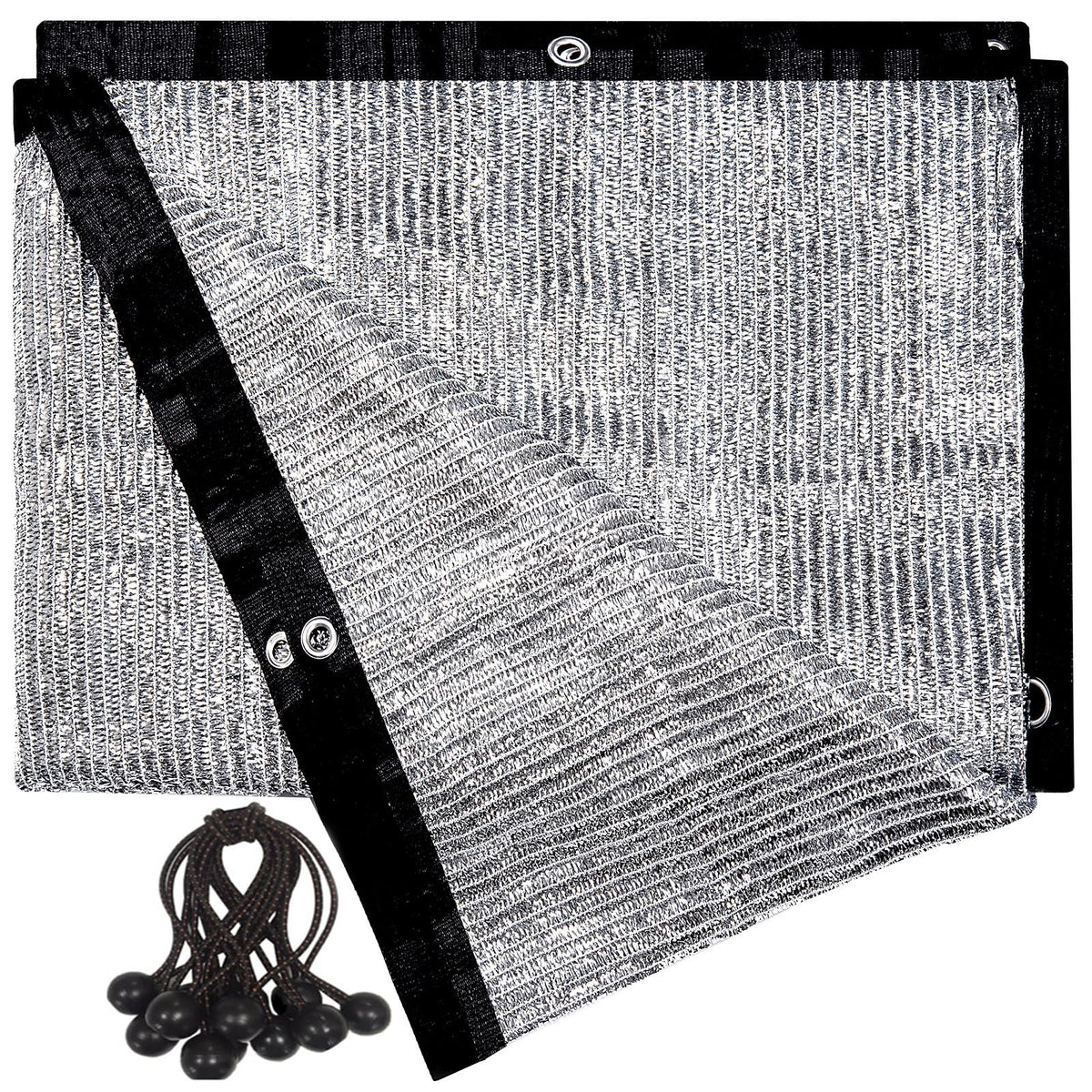 UNIUP 70% aluminum shade cloth panel in 6.5x8 ft blocks sun while staying breathable.