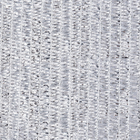 UNIUP shade cloth edge with silver grommets and reinforced edges