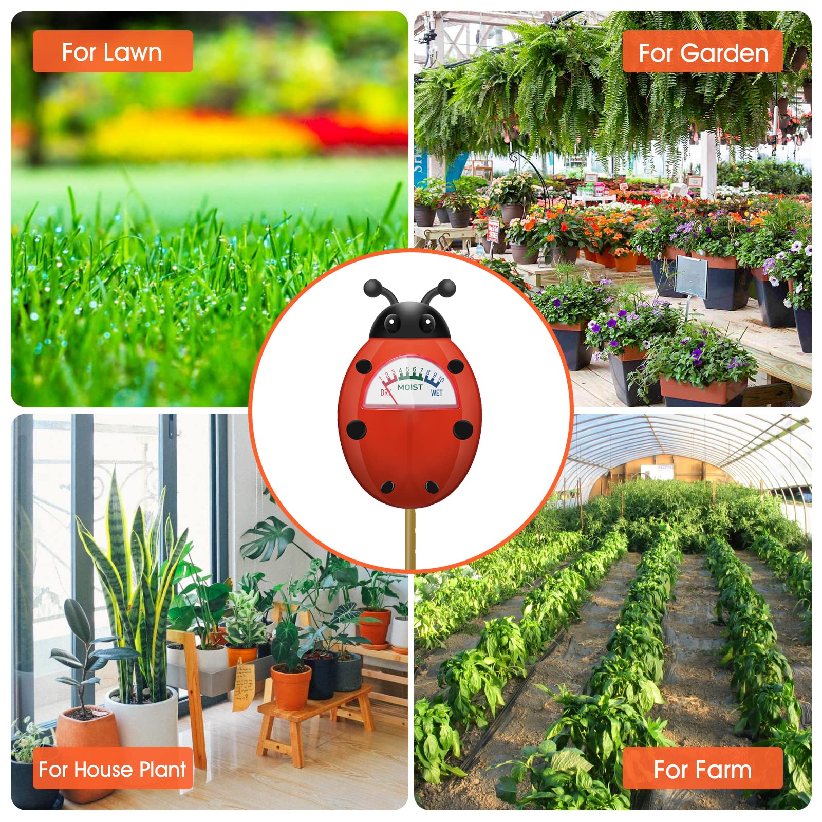 UNIWA outdoor-use meter guides watering in gardens and patios
