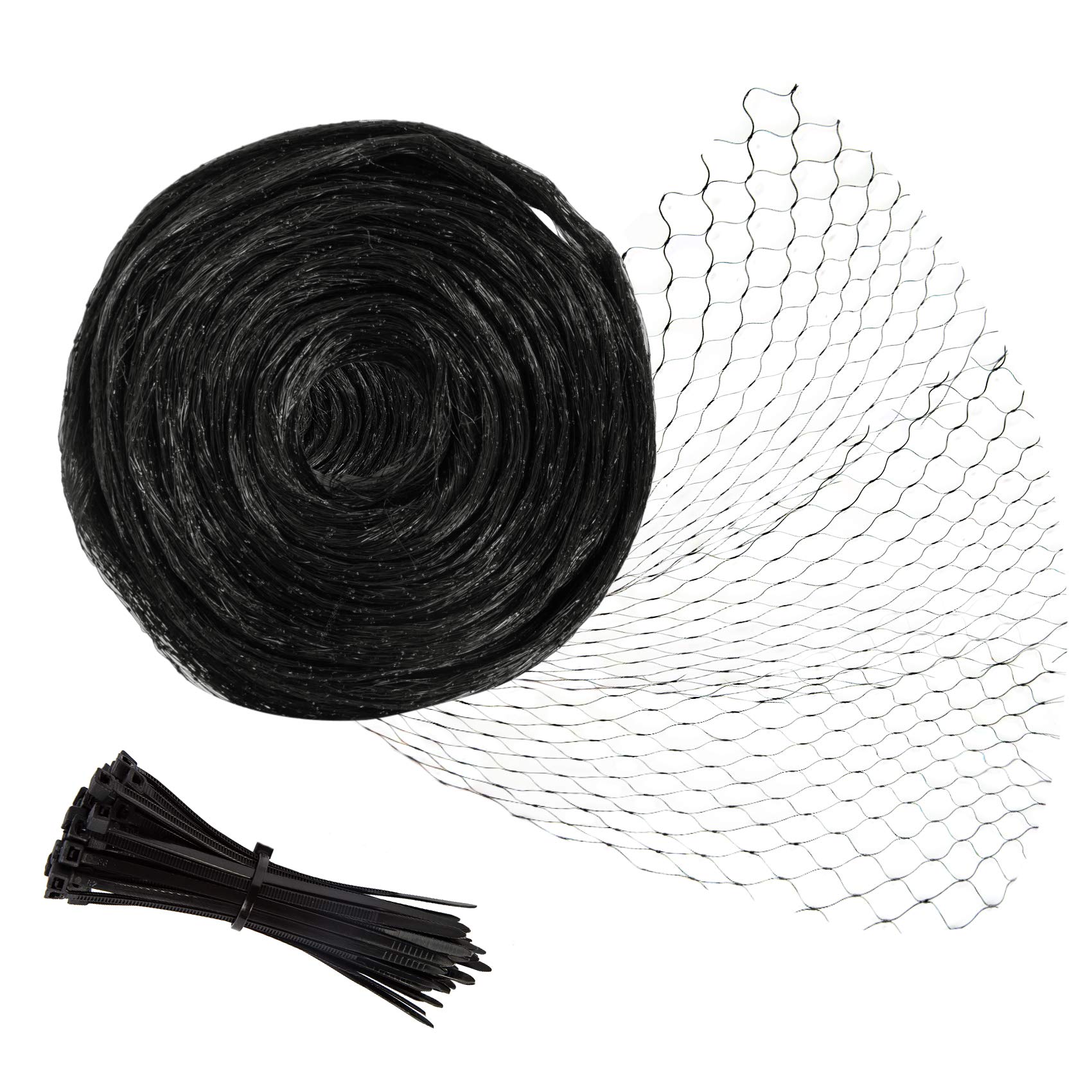 Unves bird netting 13x33ft in garden protecting fruit trees from birds