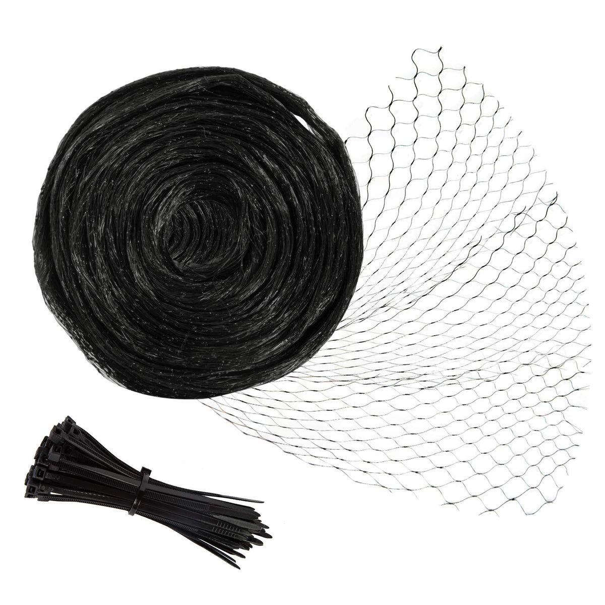 Unves bird netting 13x33ft in garden protecting fruit trees from birds