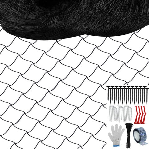 Unves bird netting 50x50 ft shields garden crops from birds