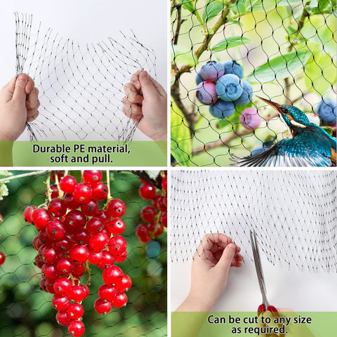 Soft, pliable design for easy shaping around plants