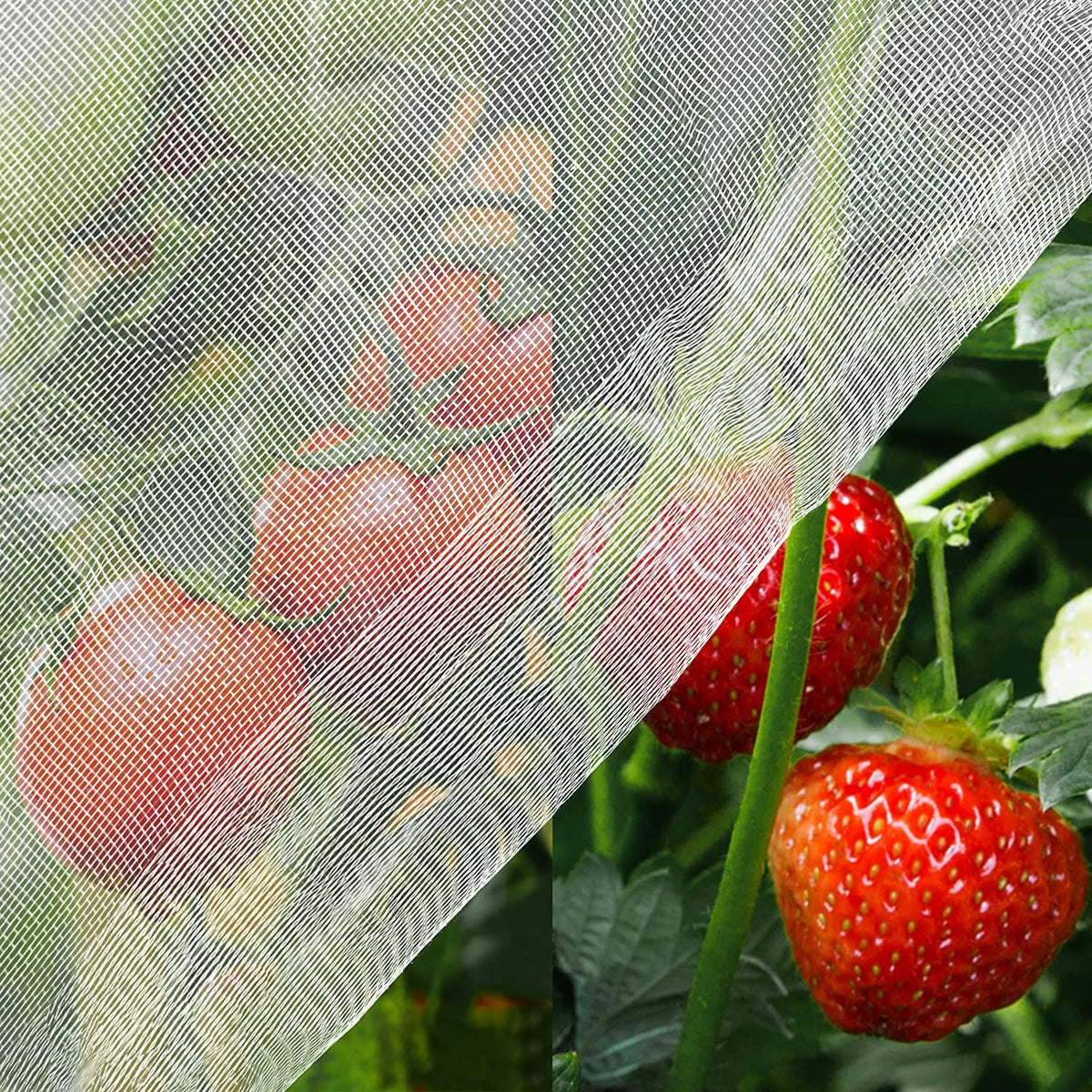 Unves garden netting bird mesh protects crops while allowing airflow.