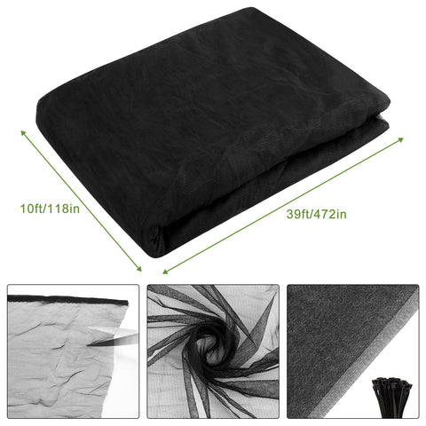 Unves insect netting for plants provides breathable protection for crops.