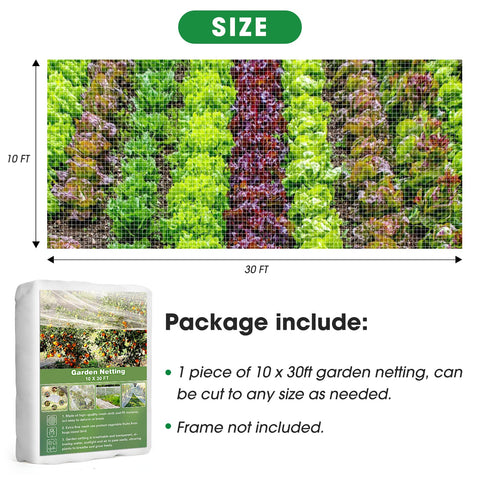 Unves insect netting for vegetables and fruits keeps pests away without harming plants