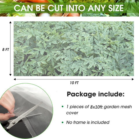 Unves mosquito net insect mesh protects fruit trees while letting sun reach leaves