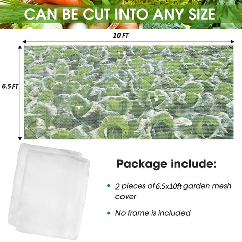 Unves mosquito netting bird barrier shields fruits from birds while remaining transparent