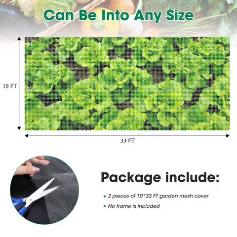 Unves protect seedlings and fruit trees with versatile garden netting.