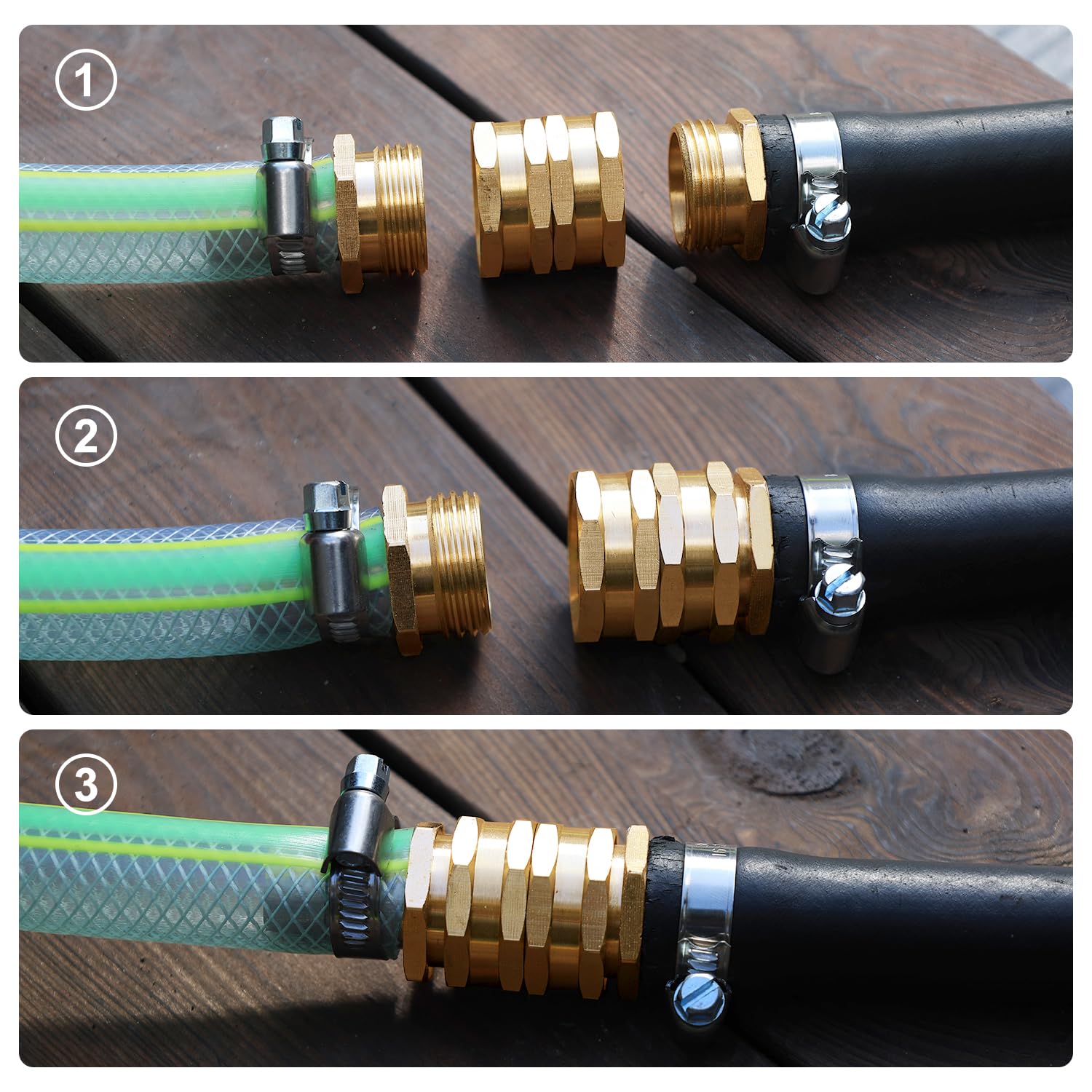 UNWAVER 3/4 GHT threaded connector for standard hoses
