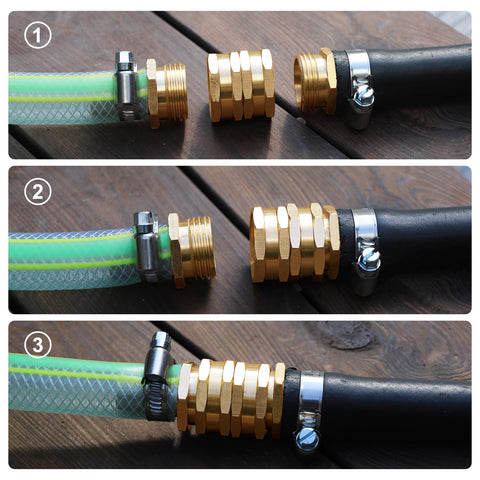 UNWAVER 3/4 GHT threaded connector for standard hoses