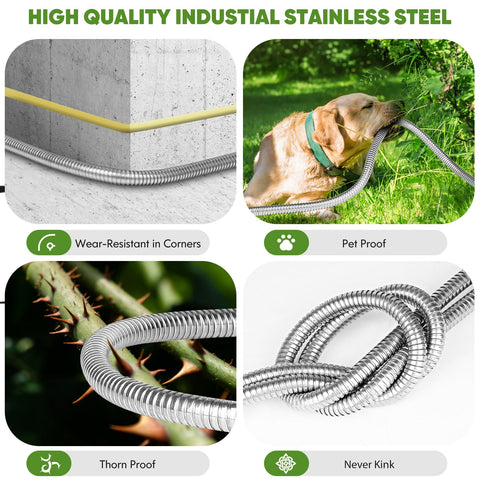 Unywarse extended aluminum connectors resist wear while ensuring leak-free connections.