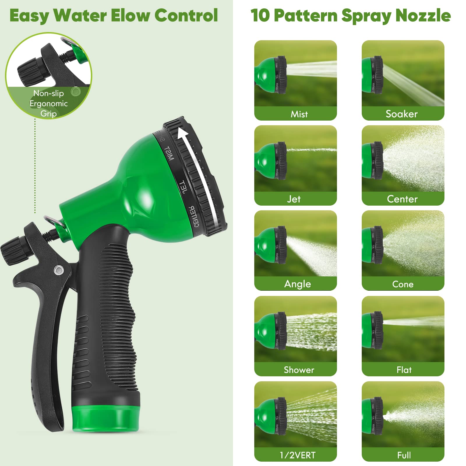 Unywarse extra-long washers prevent drips and leaks at hose connections.
