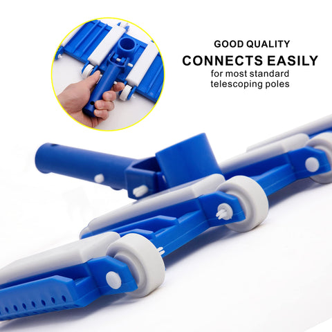 Uoark compatible with standard 1.25 inch poles for versatile use.