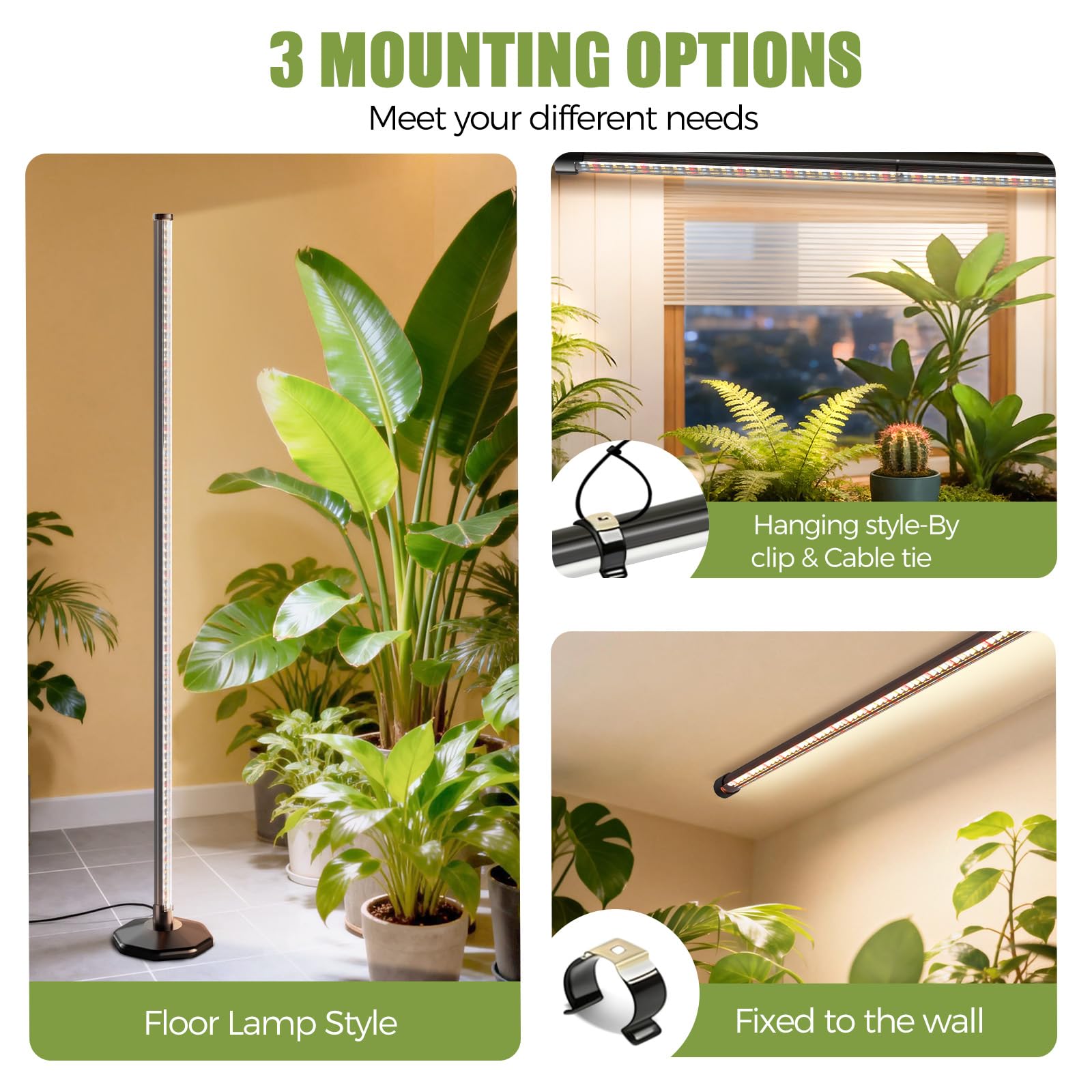 Uocub adjustable-height stand supports seedlings to mature plants