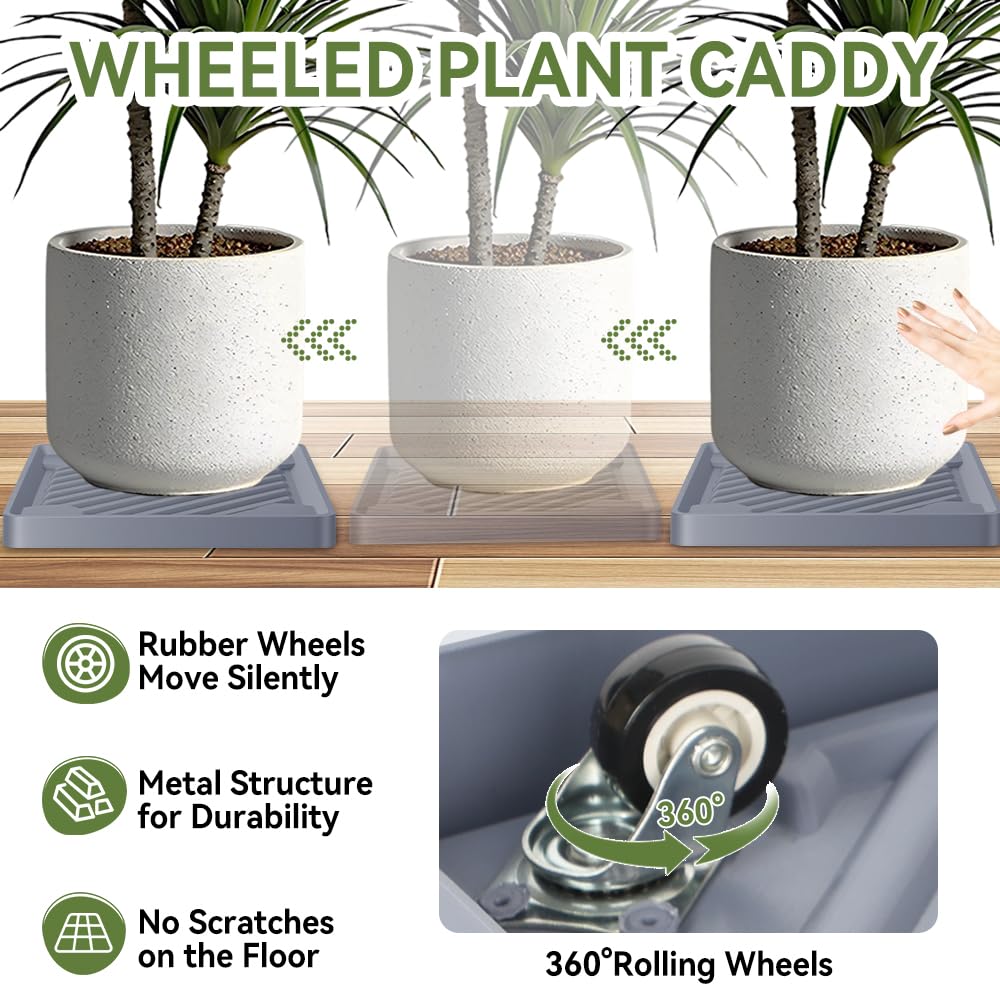 UoeRing heavy-duty plant stand supports up to 200–220 pounds depending on size