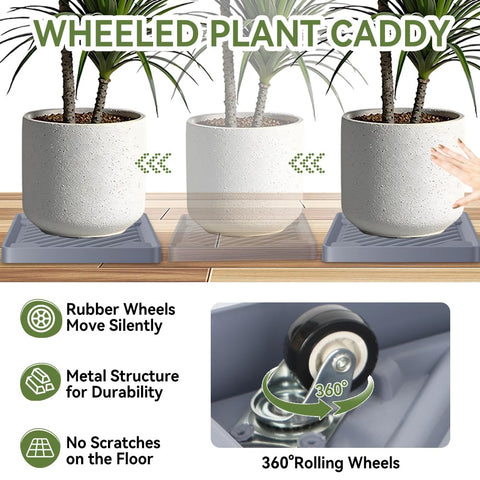 UoeRing heavy-duty plant stand supports up to 200–220 pounds depending on size