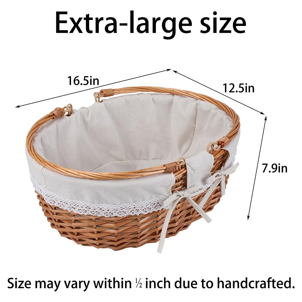 Removable washable lining keeps contents clean after picnics and trips.