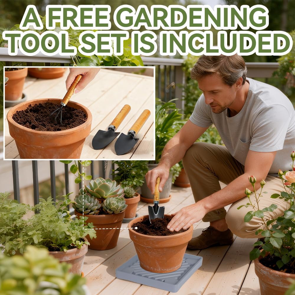 UoeRing water catchment tray keeps floors dry during watering