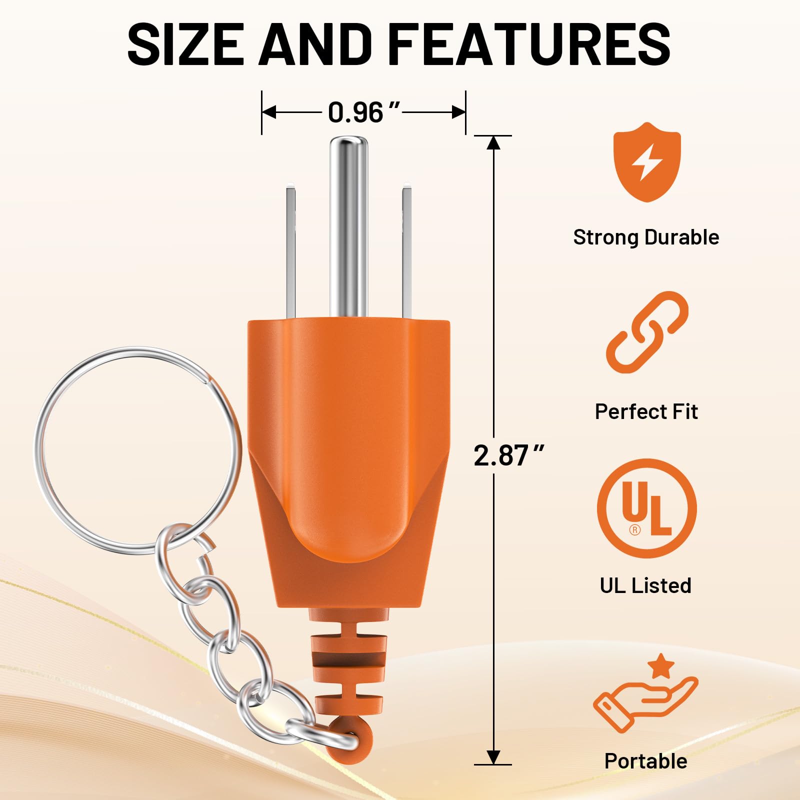 UOGW grounding plug compatible with popular inverter generators.