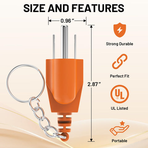 UOGW grounding plug compatible with popular inverter generators.