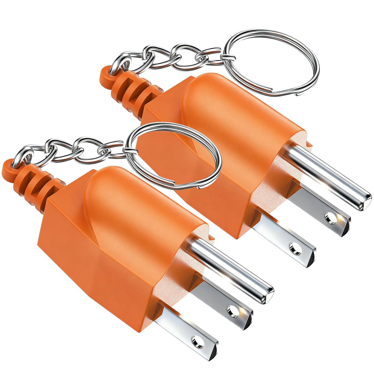 UOGW generator grounding plug with keychain clip for easy carry and reduced misplacement.
