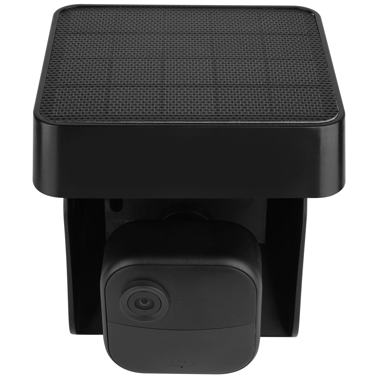 Uogw solar panel mount allows angle adjustment with ball head for precise sun exposure.