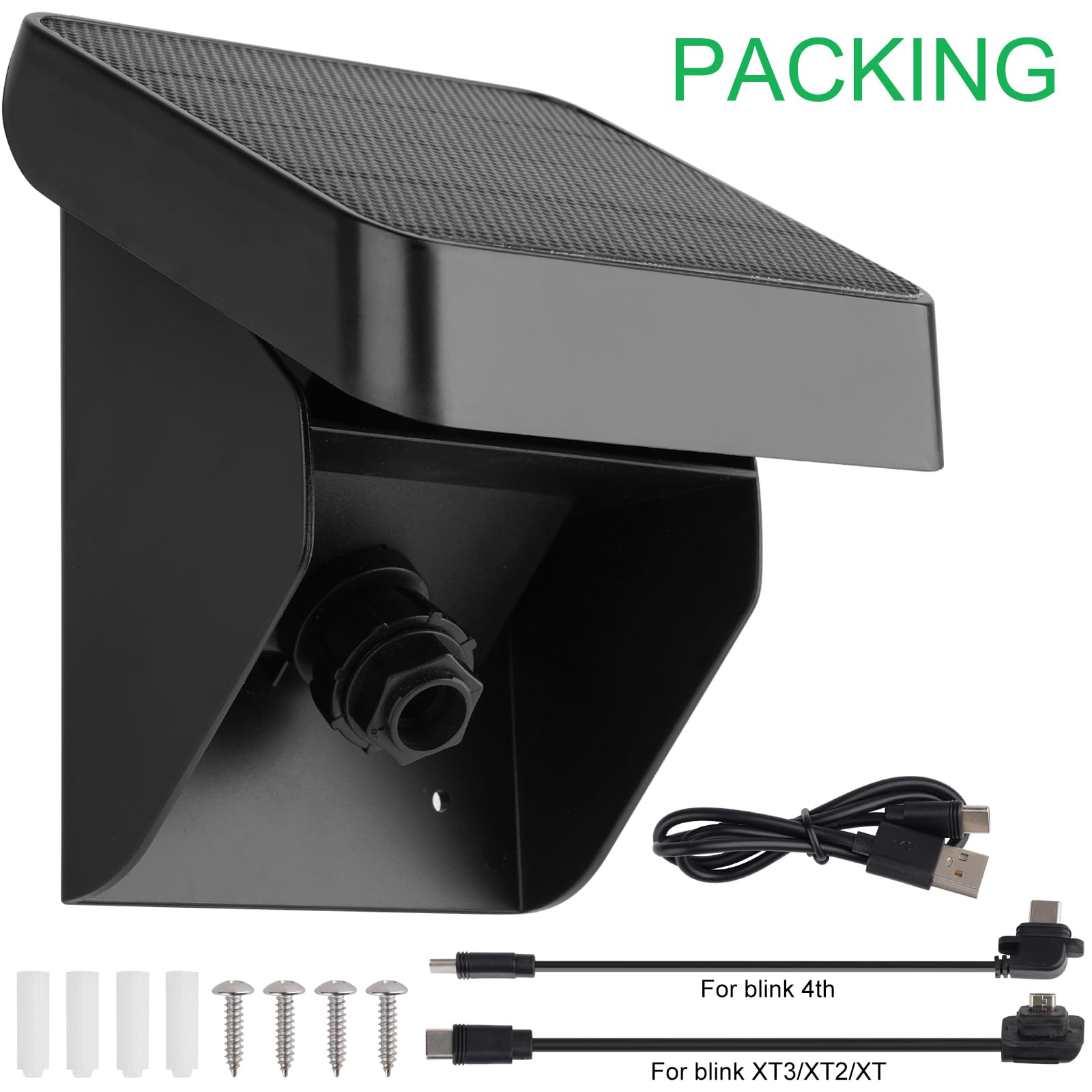 Uogw solar panel mount kit offers easy installation and clean, minimal setup.