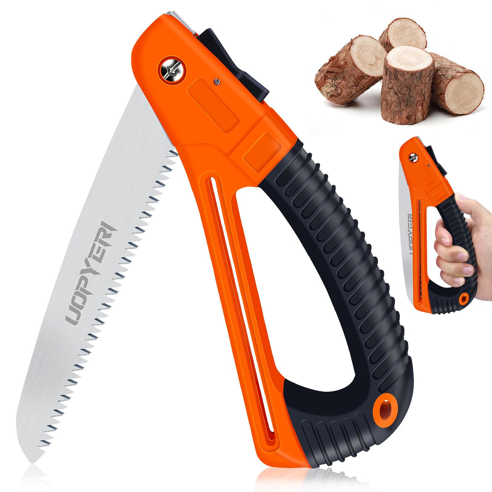 Uopyeri folding saw blade open for pruning and wood cutting