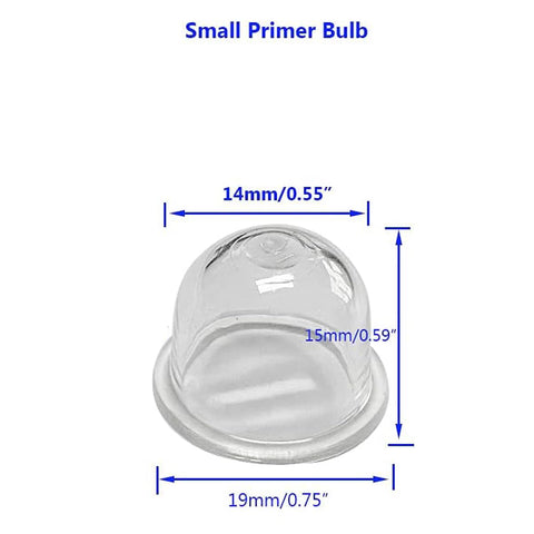 Uorimy primer bulb compatible with Husqvarna leaf blower models for easy replacement.