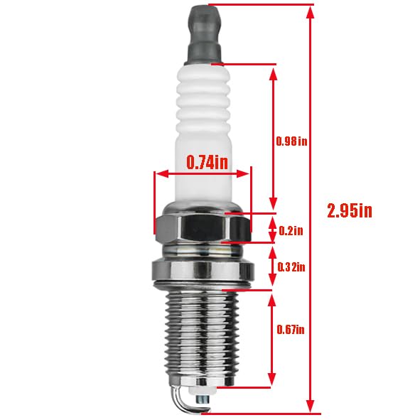 Uorimy spark plug packaging back view ready for replacement