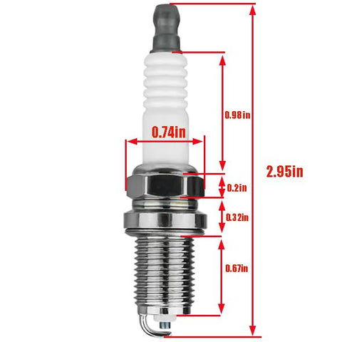 Uorimy spark plug packaging back view ready for replacement