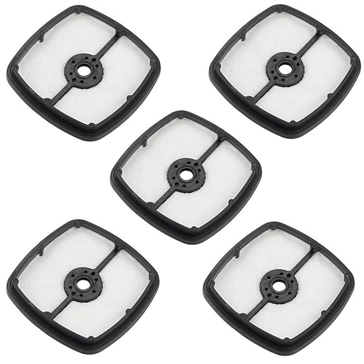 Uorimy SRM225 air filter pack of five for Echo trimmers, promotes clean airflow.