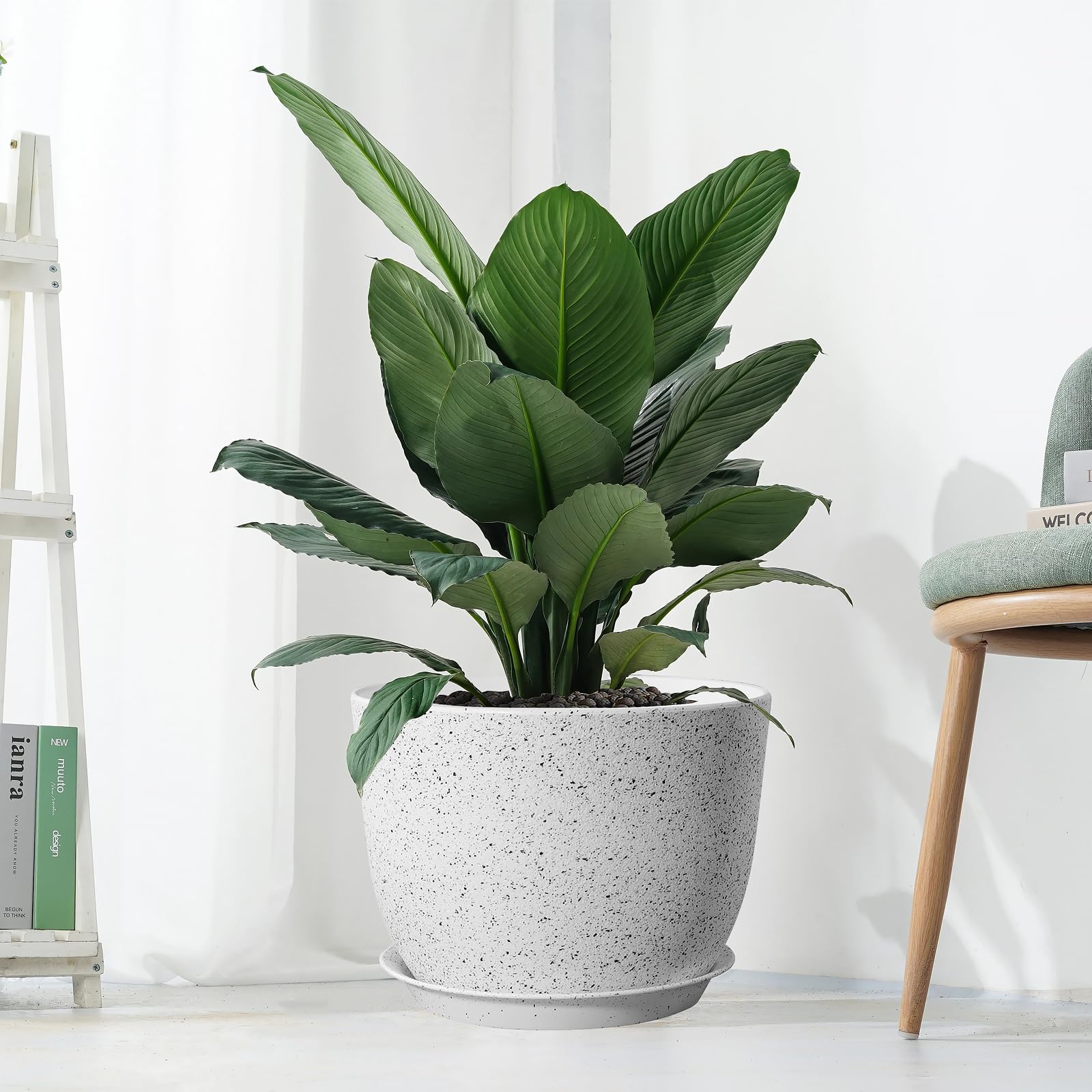 UOUZ 12-inch planter makes a thoughtful gift for gardening enthusiasts.