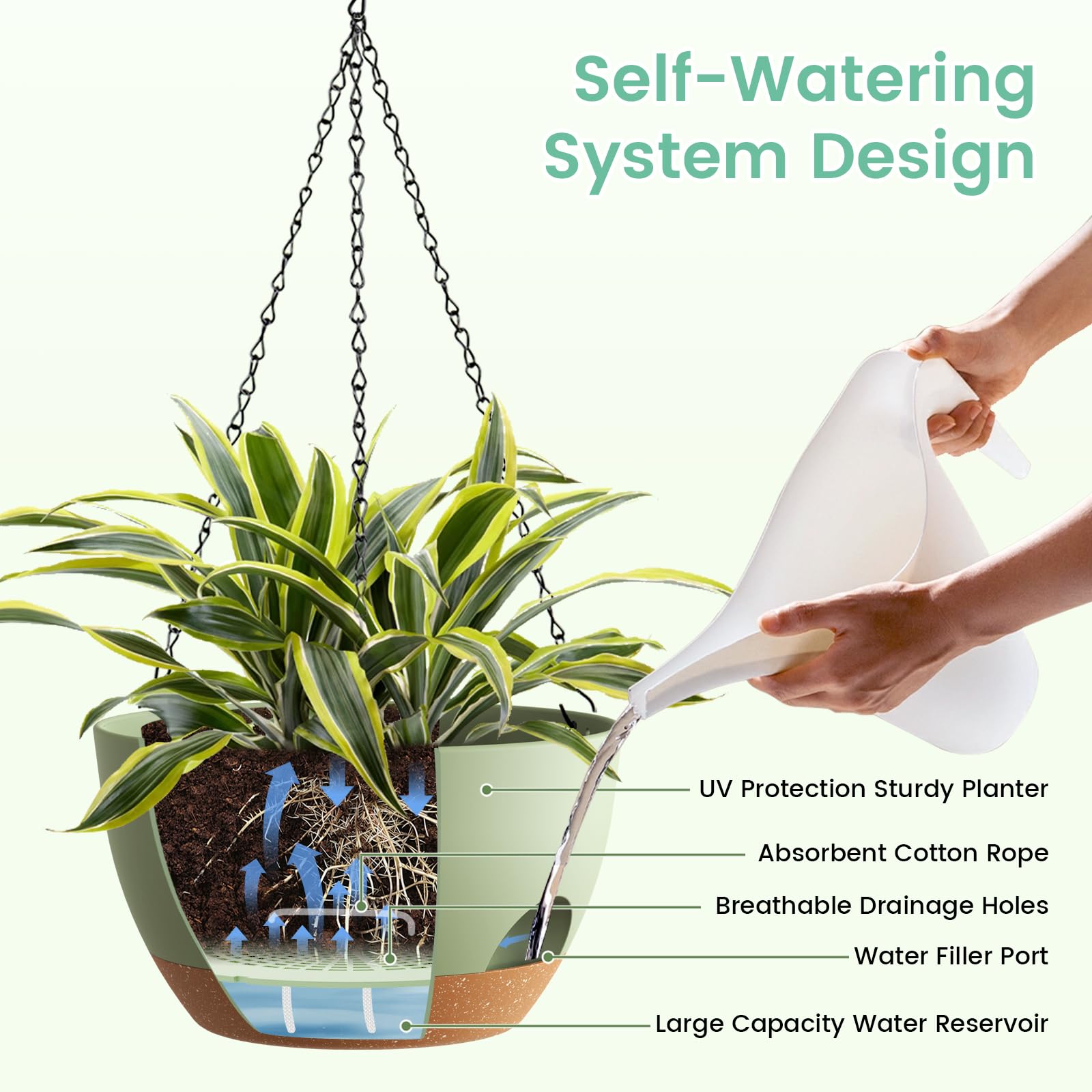 UOUZ 4-pack display for indoor and outdoor use.