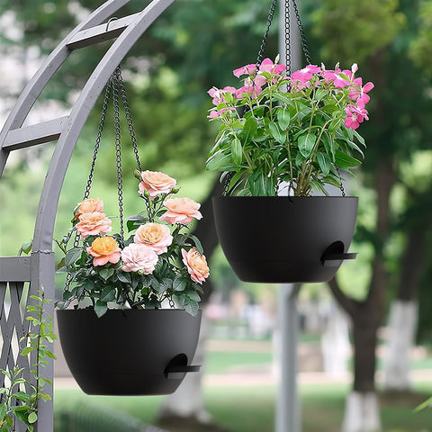 Balcony setup with UOUZ planters highlighting space-saving design.