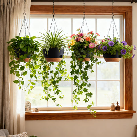 UOUZ planters feature multi-hole drainage to support healthy roots and prevent overwatering.