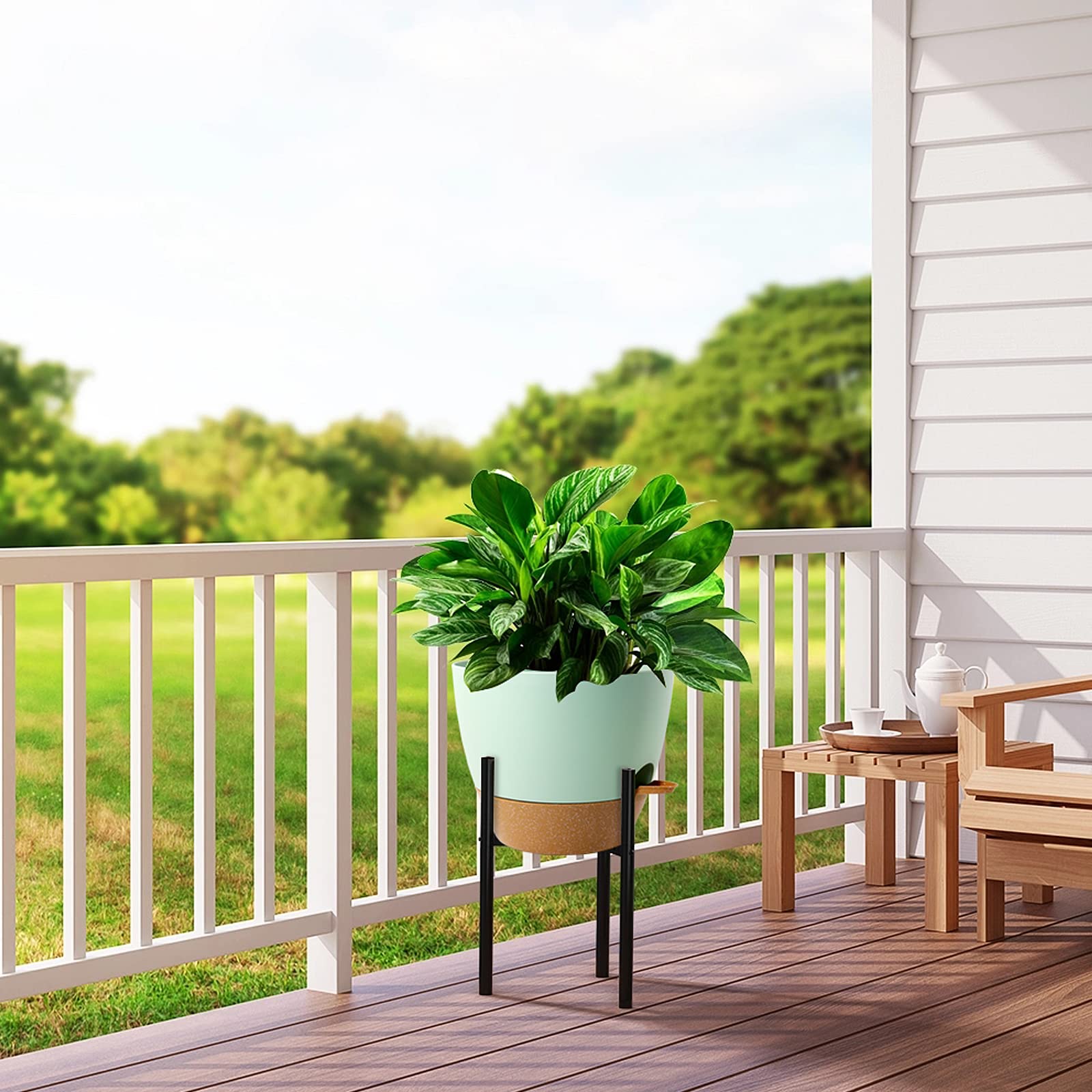 Versatile planter for interior and exterior garden spaces